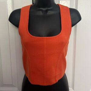 Orange tank top